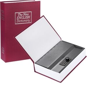 Secret Safe Book with 2 Key Lock